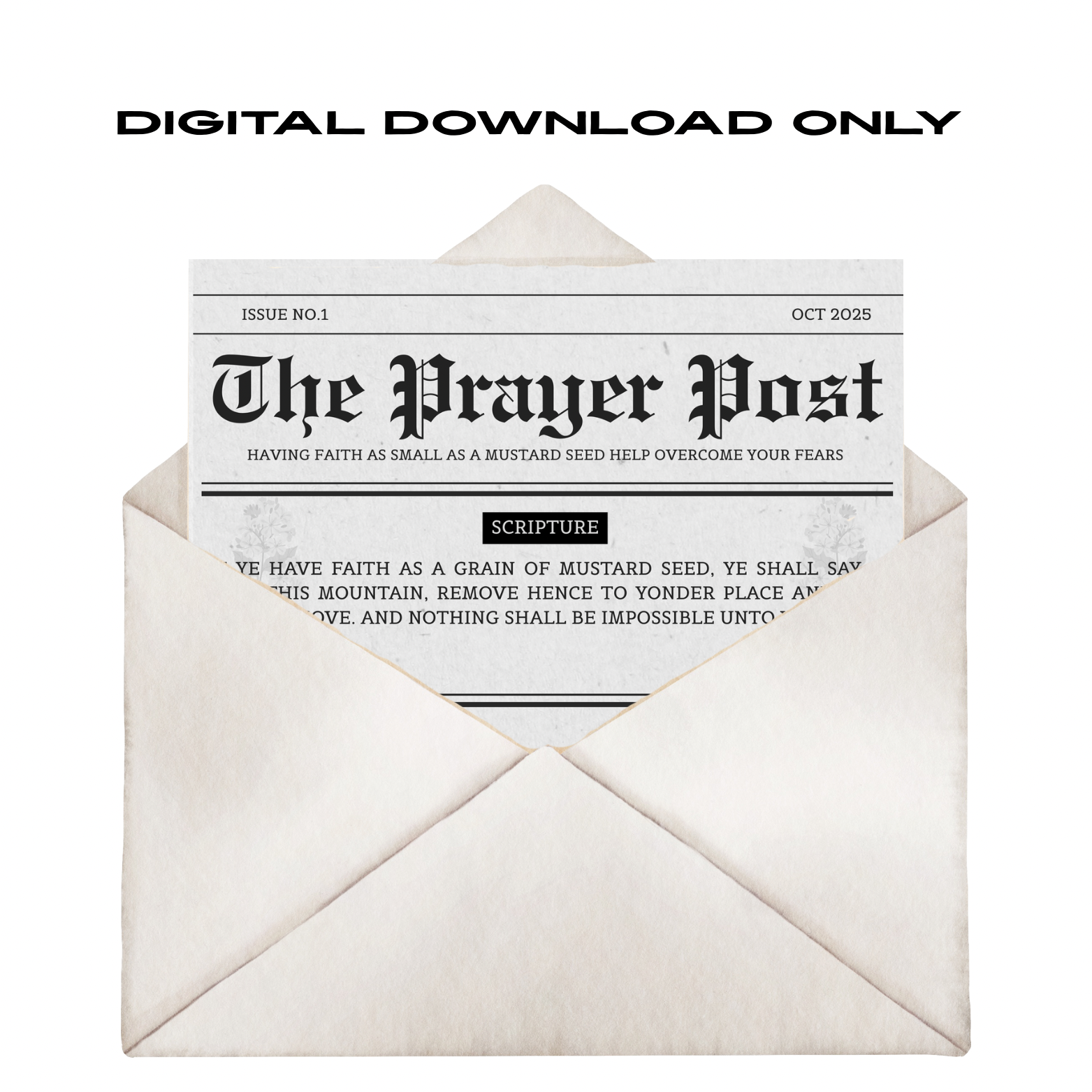 Newspaper. Digital Download